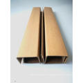 Protector de esquina de papel marrón en forma de U protector resistente a la humedad